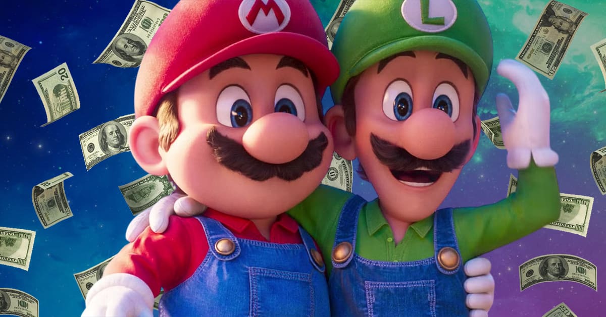 $1000 millones dólares Super Mario Galaxy Película