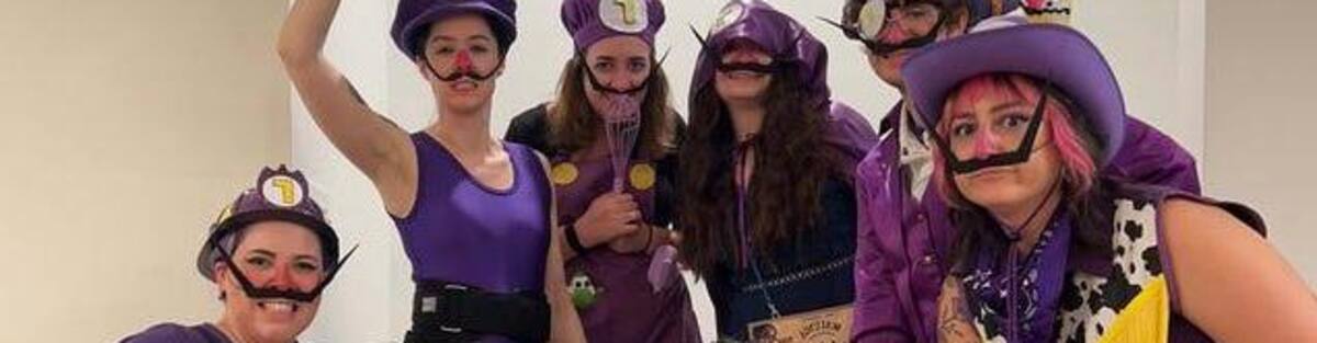 The TikTok video showing the assistants' costumes has gone viral
