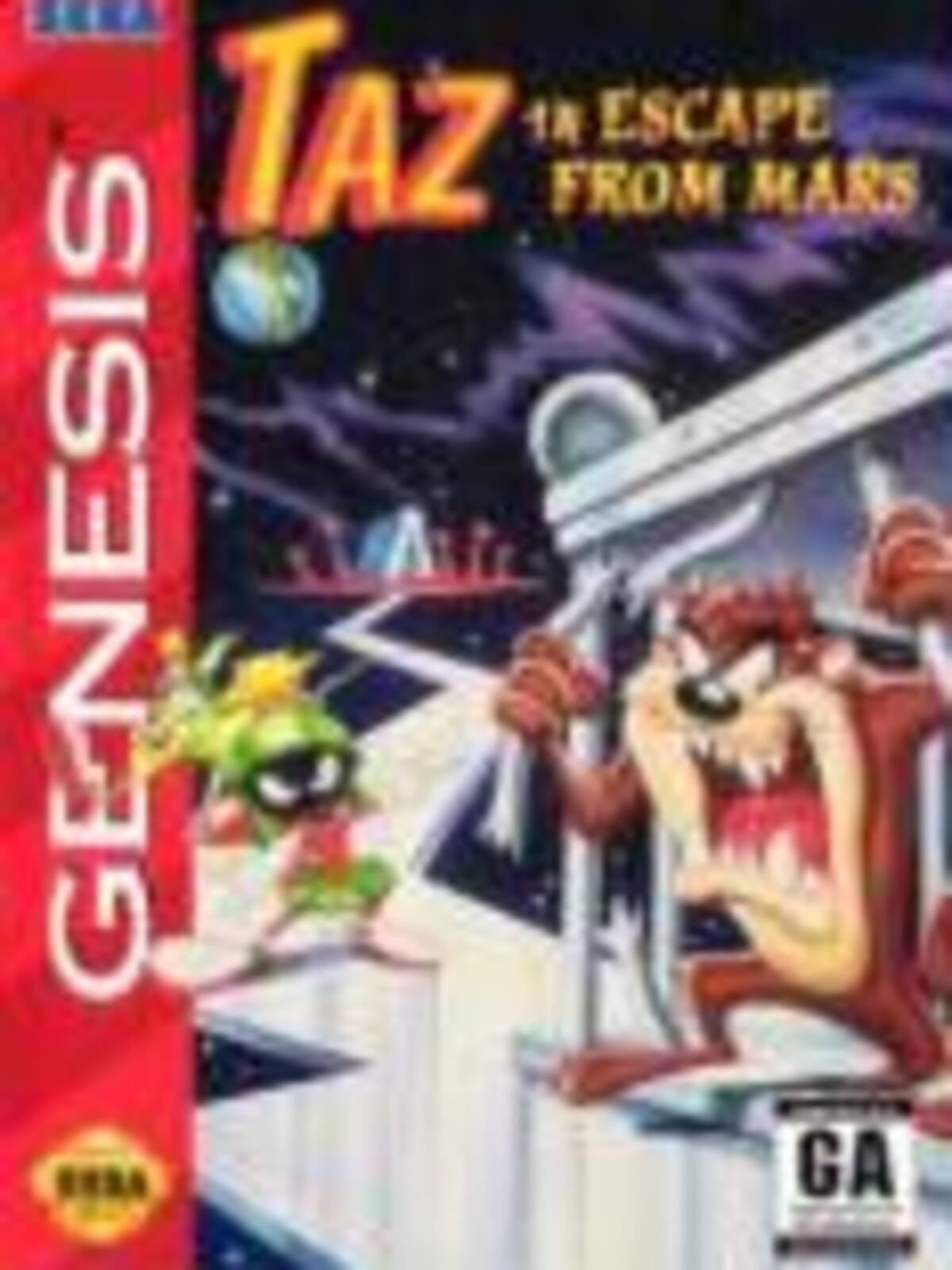 Taz in Escape from Mars