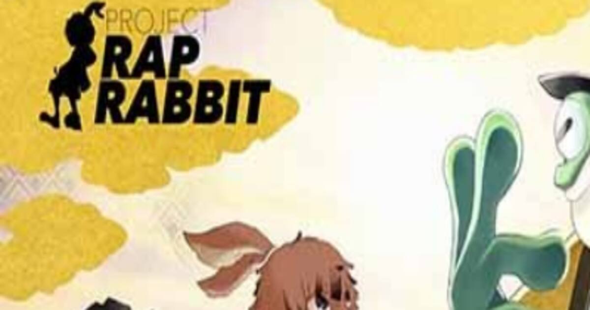 Cartoon Rabbit Rap Project Rap Rabbit | LEVEL UP