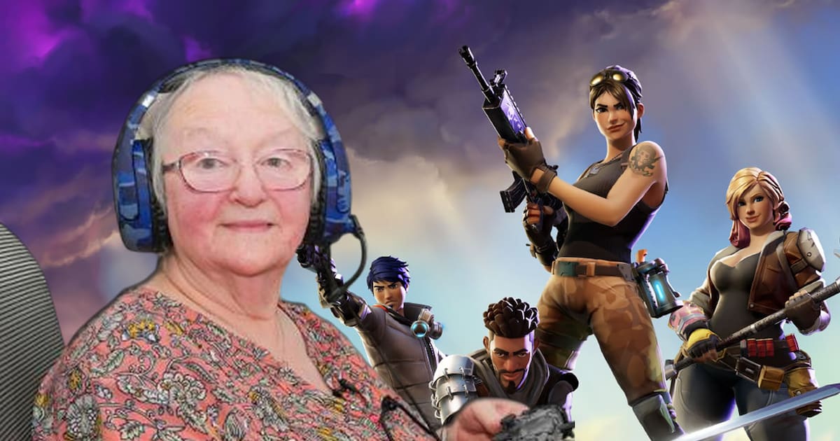 Photo: levelup.com Abuela gamer Fortnite Battle Royale