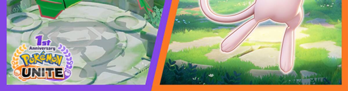 Challenge Rayquaza or add Mew to your team in this latest update to Pokémon UNITE