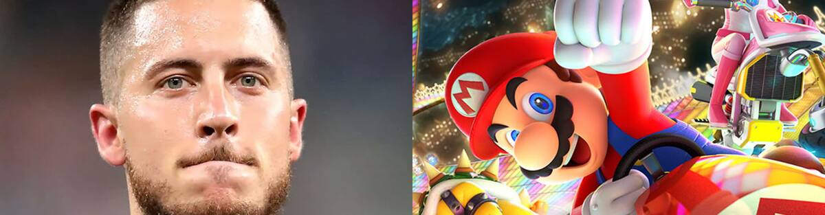 The former Chelsea and Real Madrid player was passionate about the Nintendo karting game.