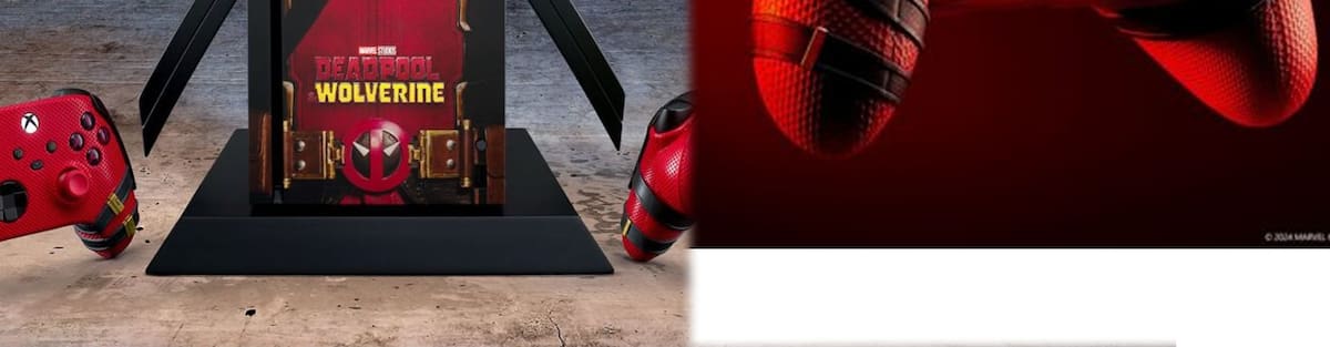 The company designed a special console to celebrate the debut of the new Marvel movie