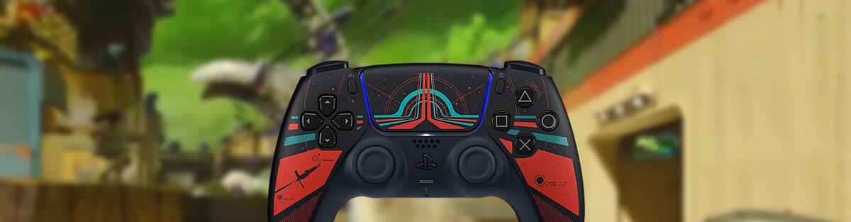 The controller has a cool design inspired by the Firewalk Studios title