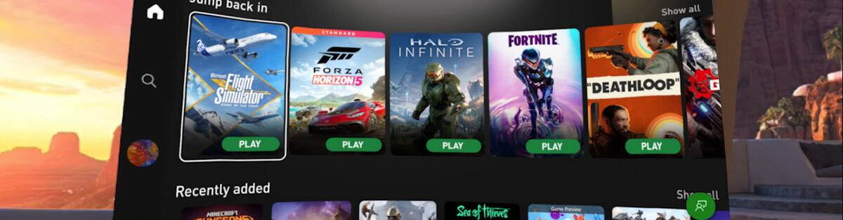 Hook up an Xbox controller to your headset and play