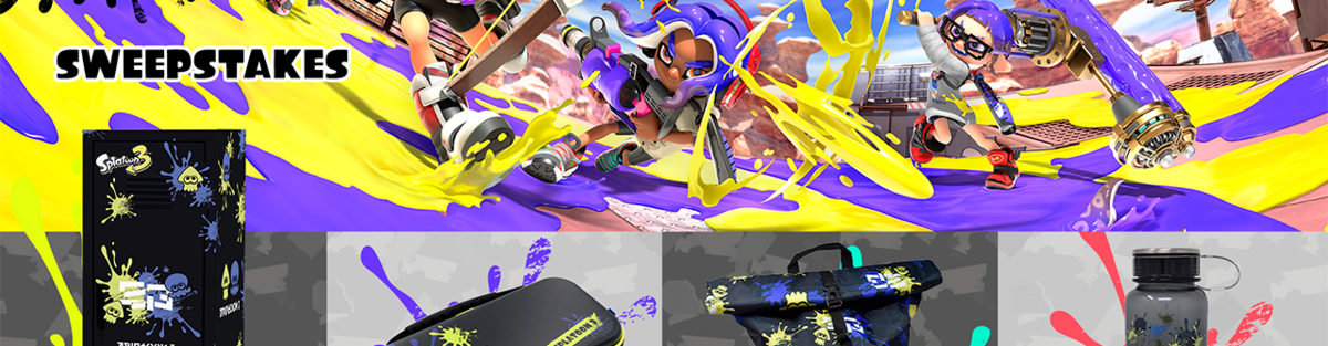 Enter a chance to win cool stuff in the Splatoon 3 Sweepstakes!