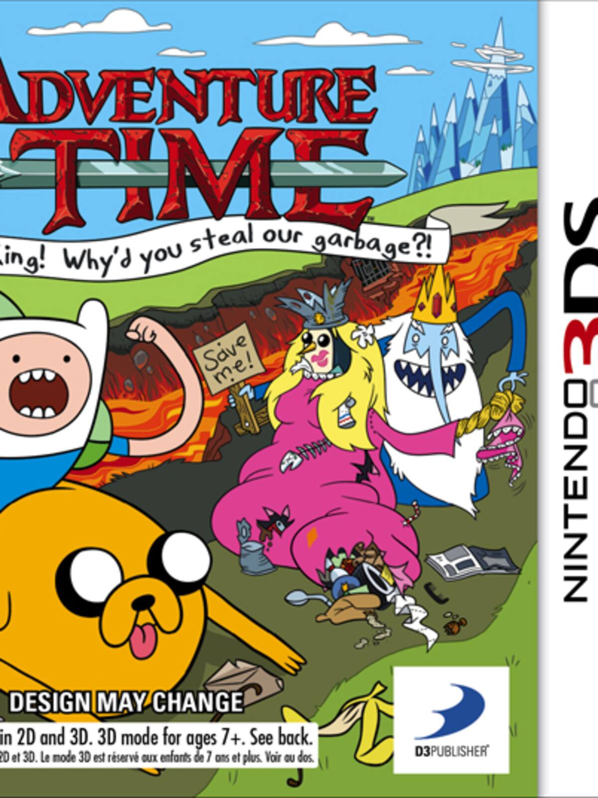 Adventure Time: Hey Ice King! Why'd you steal our garbage?!