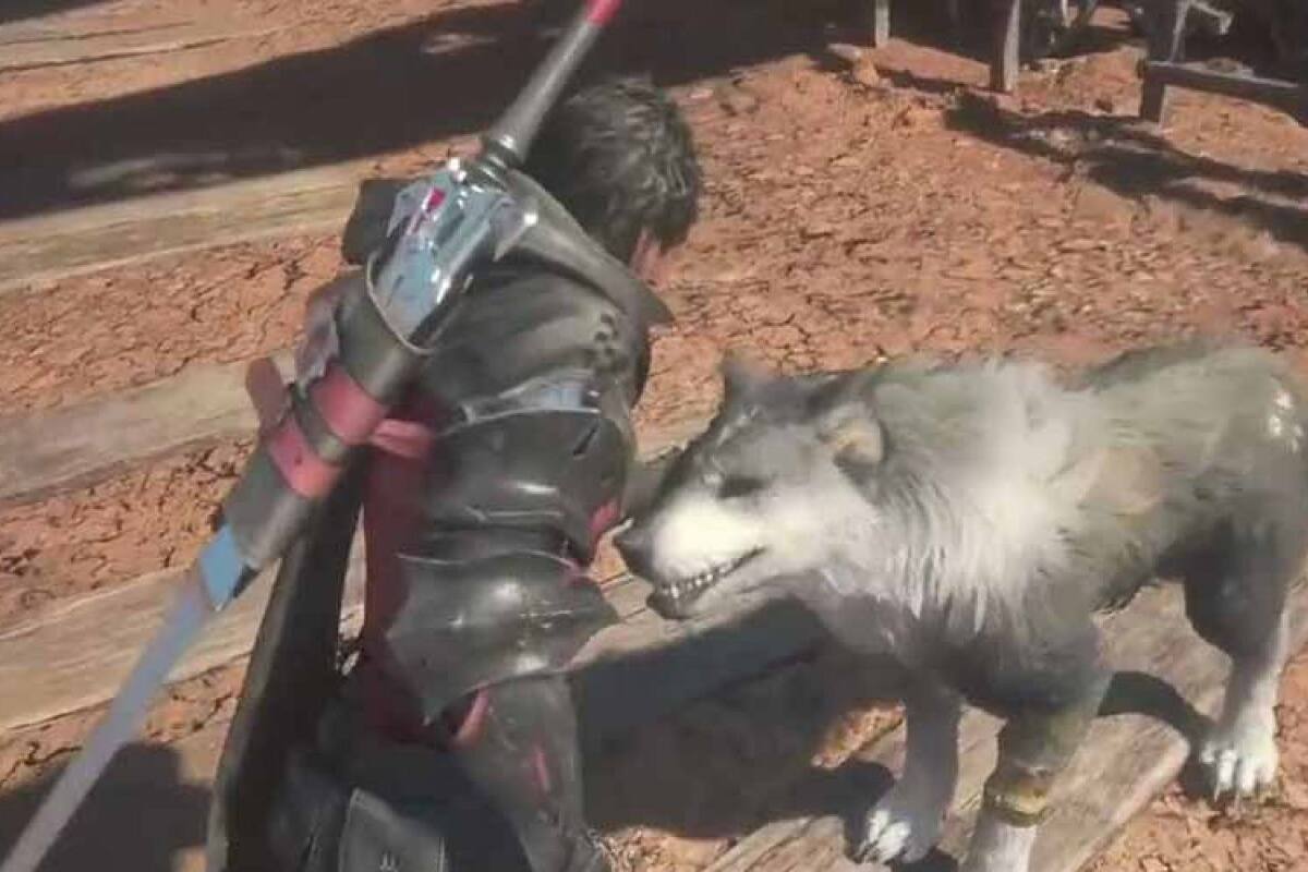 Final Fantasy XVI producer attacks dog while trying to pet it