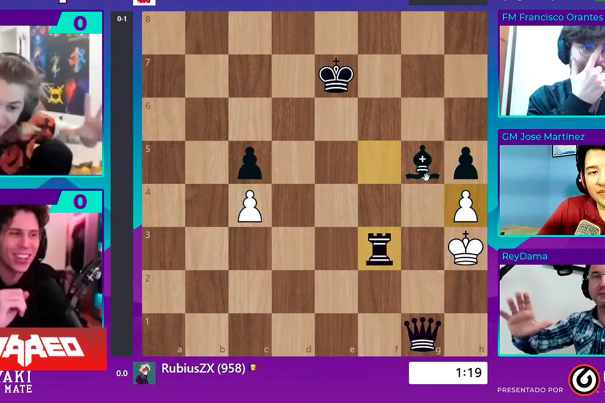 El Rubius alcanzó los 118 mil espectadores en torneo de ajedrez por Twitch