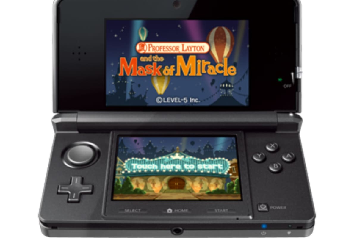 Nintendo 3DS rebasa las 300 mil unidades vendidas