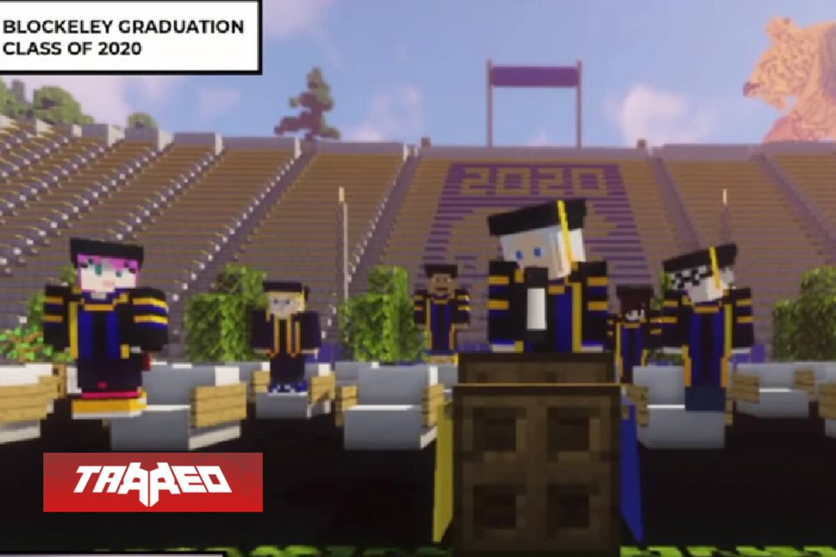 Estudiantes de California celebraron su graduación en Minecraft