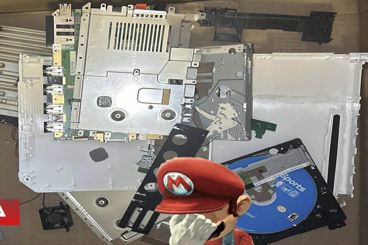Jugador compra una consola de colección de Nintendo a bajo precio, pero al recibirla descubre que viene completamente desarmada
