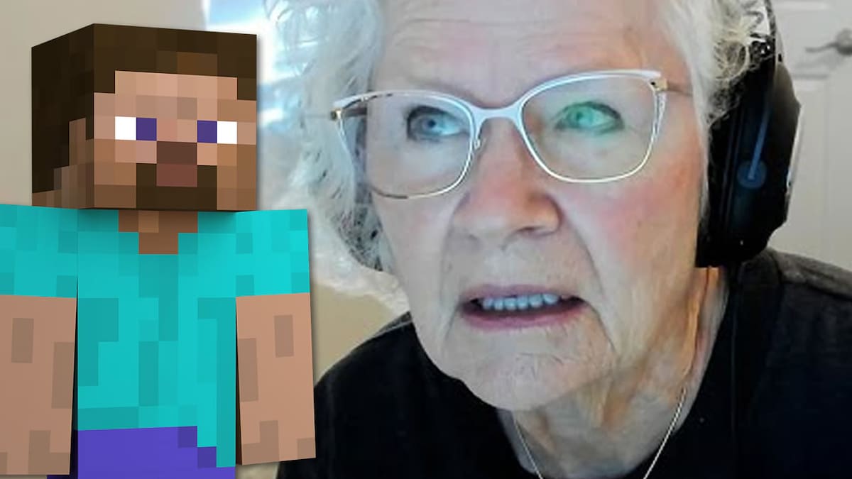 Abuela gamer Minecraft