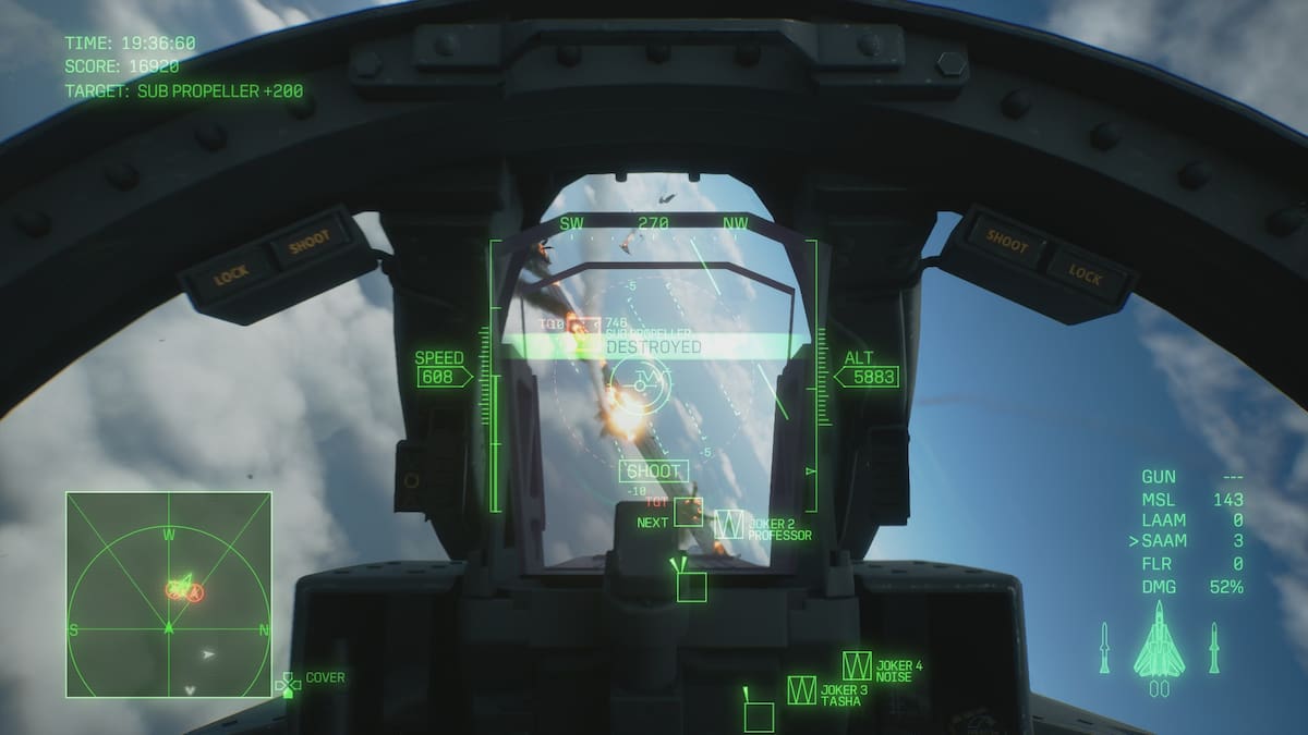 Ace Combat te deja vivir la emoción de ser el mejor piloto de combate