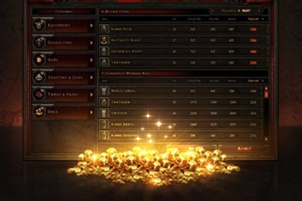 Pronto cerrarán casa de subastas de Diablo III