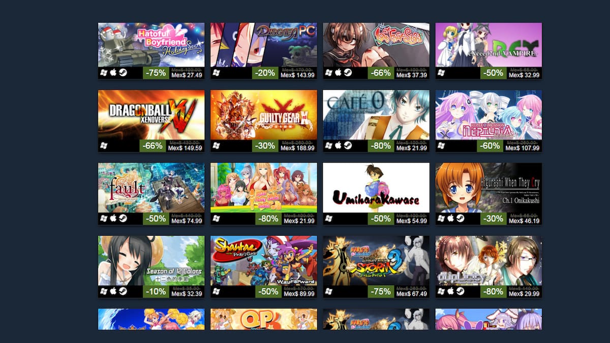 Adquiere juegos japoneses a precio reducido