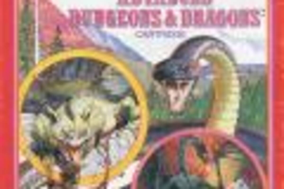Advanced Dungeons & Dragons Cartridge