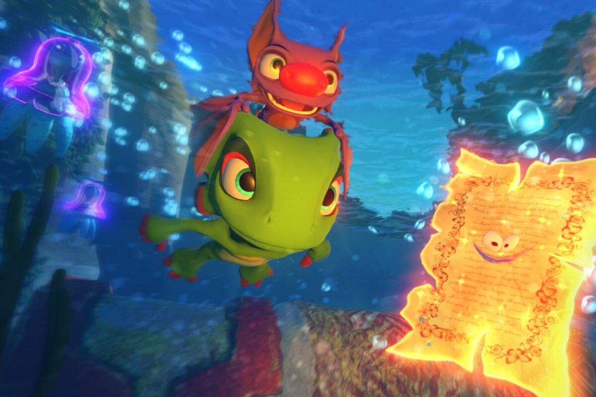 Update mejora la cámara de Yooka-Laylee en consolas