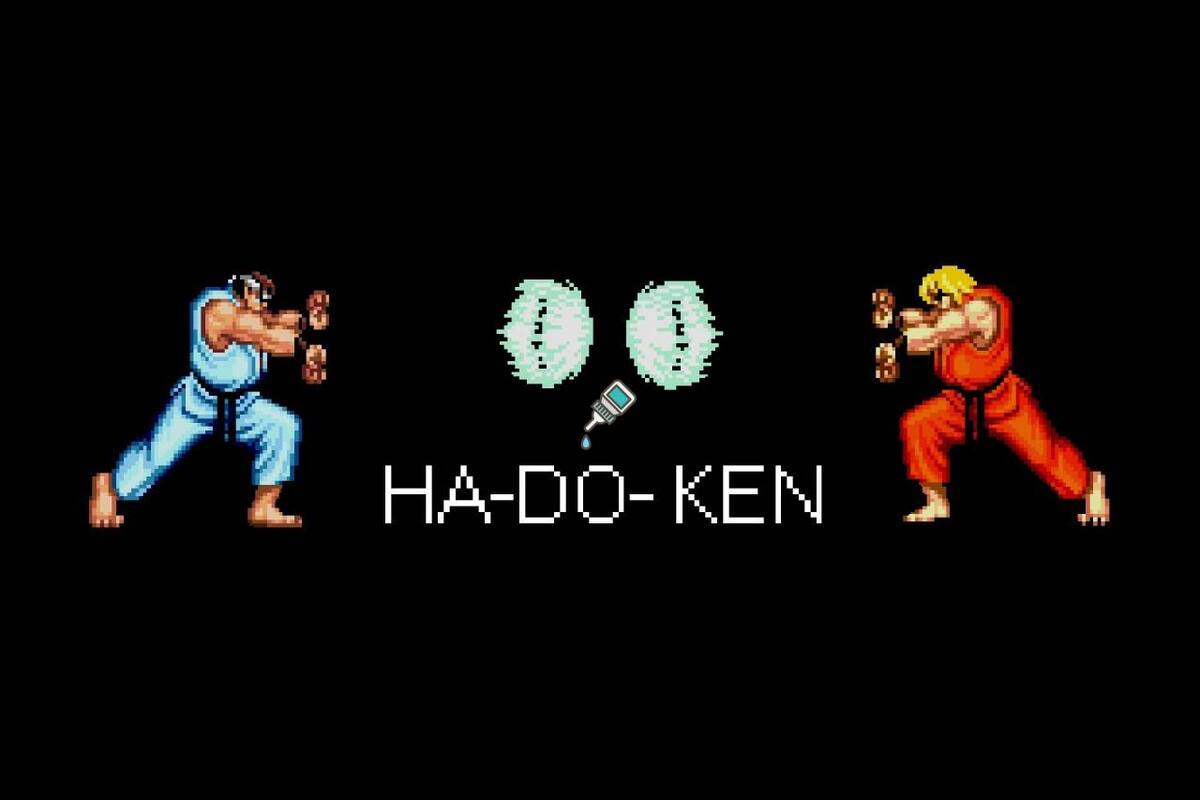Street Fighter protagoniza un curioso comercial sobre gotas para los ojos en Japón