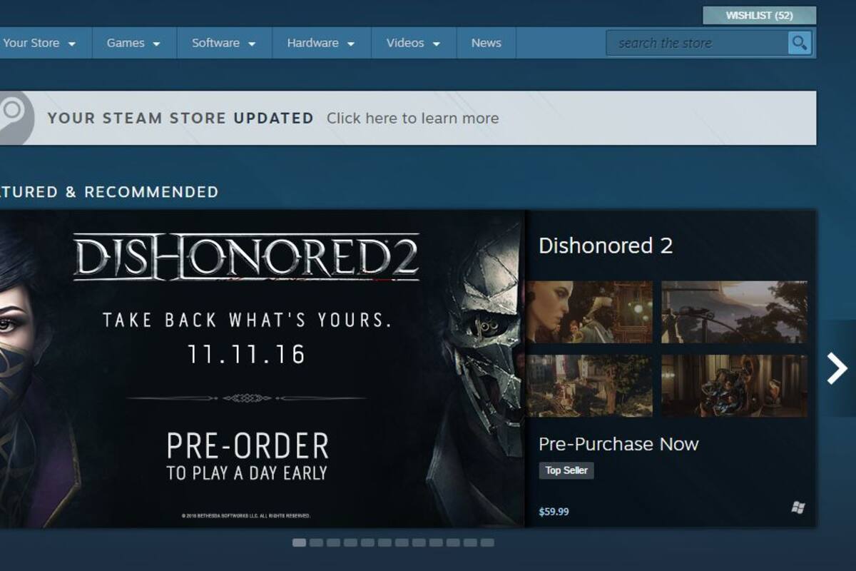 La tienda de Steam sufre un completo rediseño
