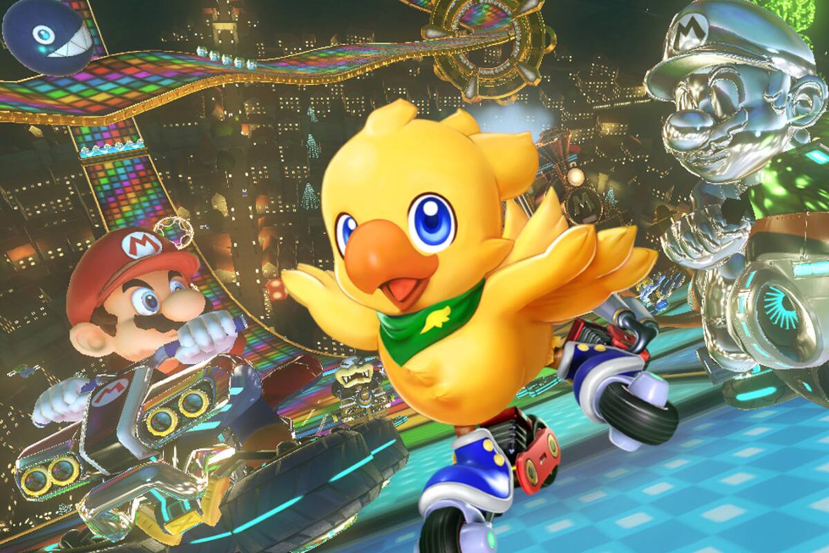 Chocobo GP tendrá pistas de Final Fantasy y una se parece a una de Mario Kart