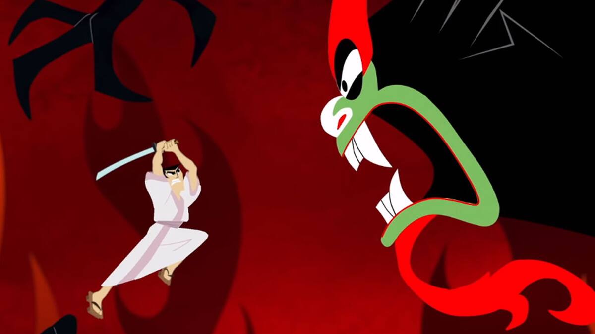 Algo salió mal en el viaje en el tiempo que emprendieron Jack y Ashi para detener a Aku