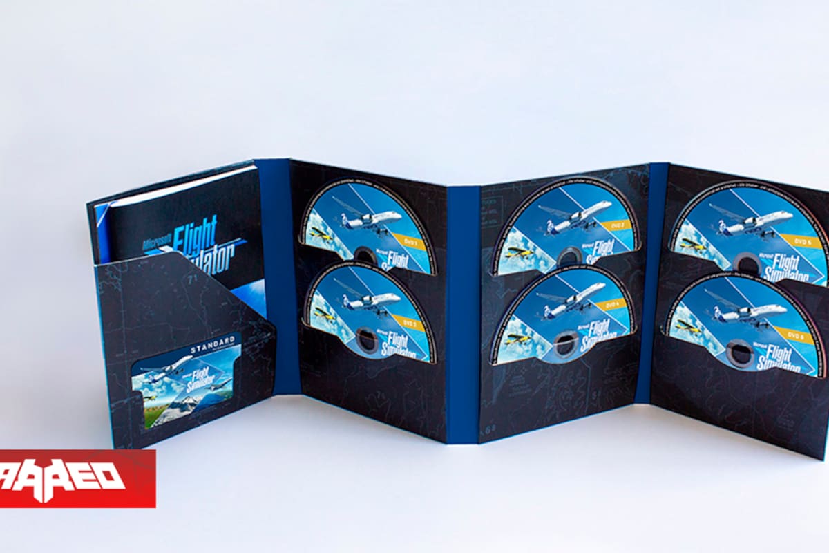 Microsoft Flight Simulator vendrá en 10 discos en su versión física
