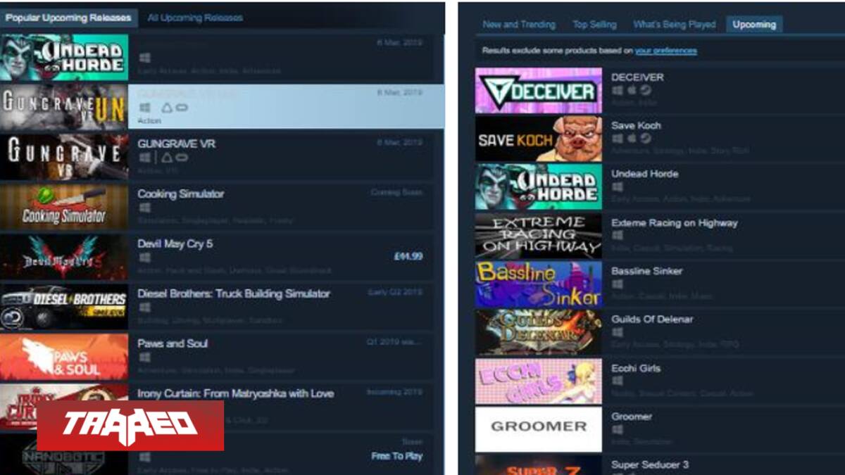 Algunos desarrolladores pueden darle uso malicioso y publicar sus juegos una y otra vez