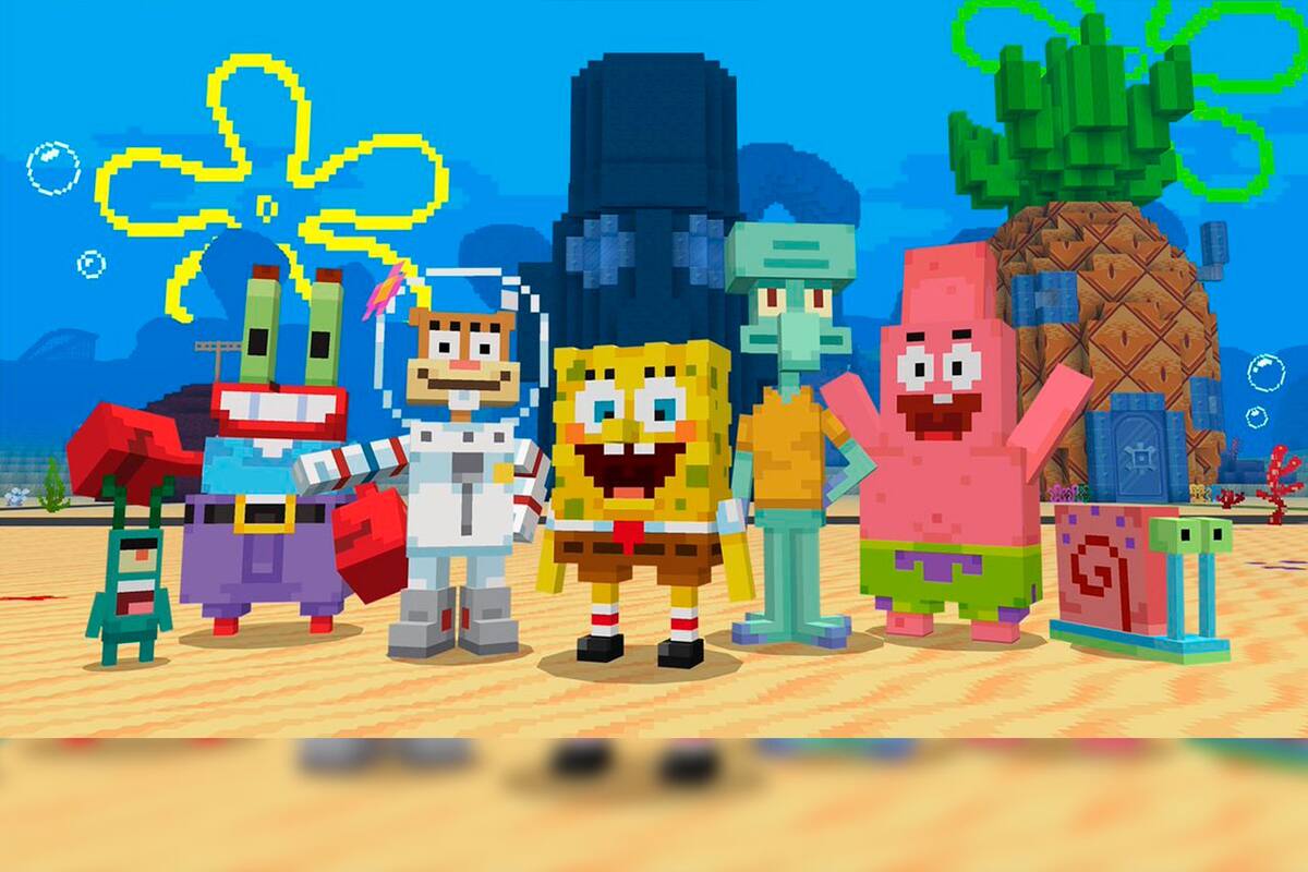 SpongeBob SquarePants is coming to Minecraft in a new DLC