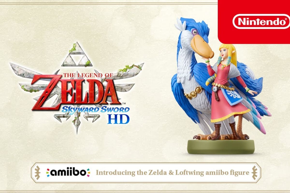 amiibo de Zelda & Loftwing de The Legend of Zelda: Skyward Sword