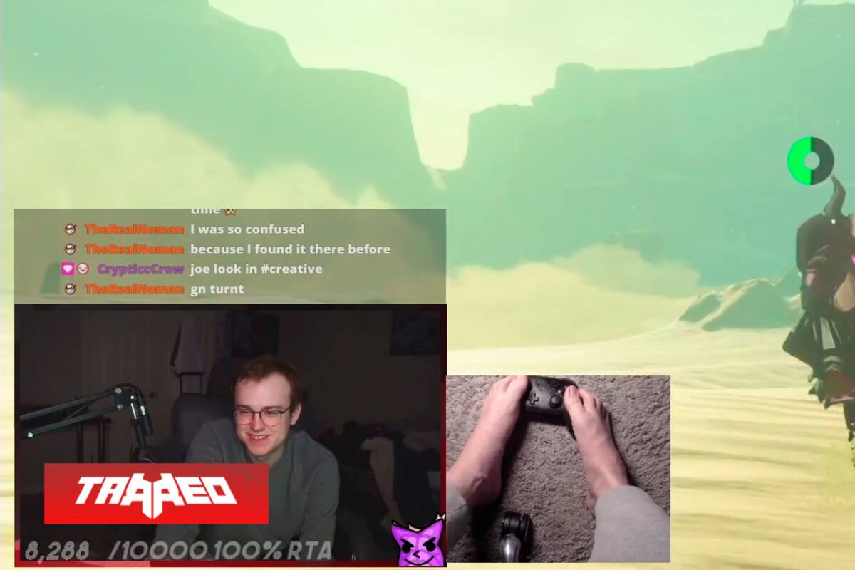 Speedrunner se pasa todas las dungeons de Zelda BOTW con sus pies