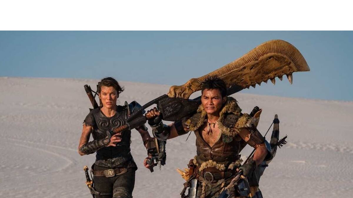 Artemisa, personaje de Milla Jovovich, se enfrenta al peligroso monstruo