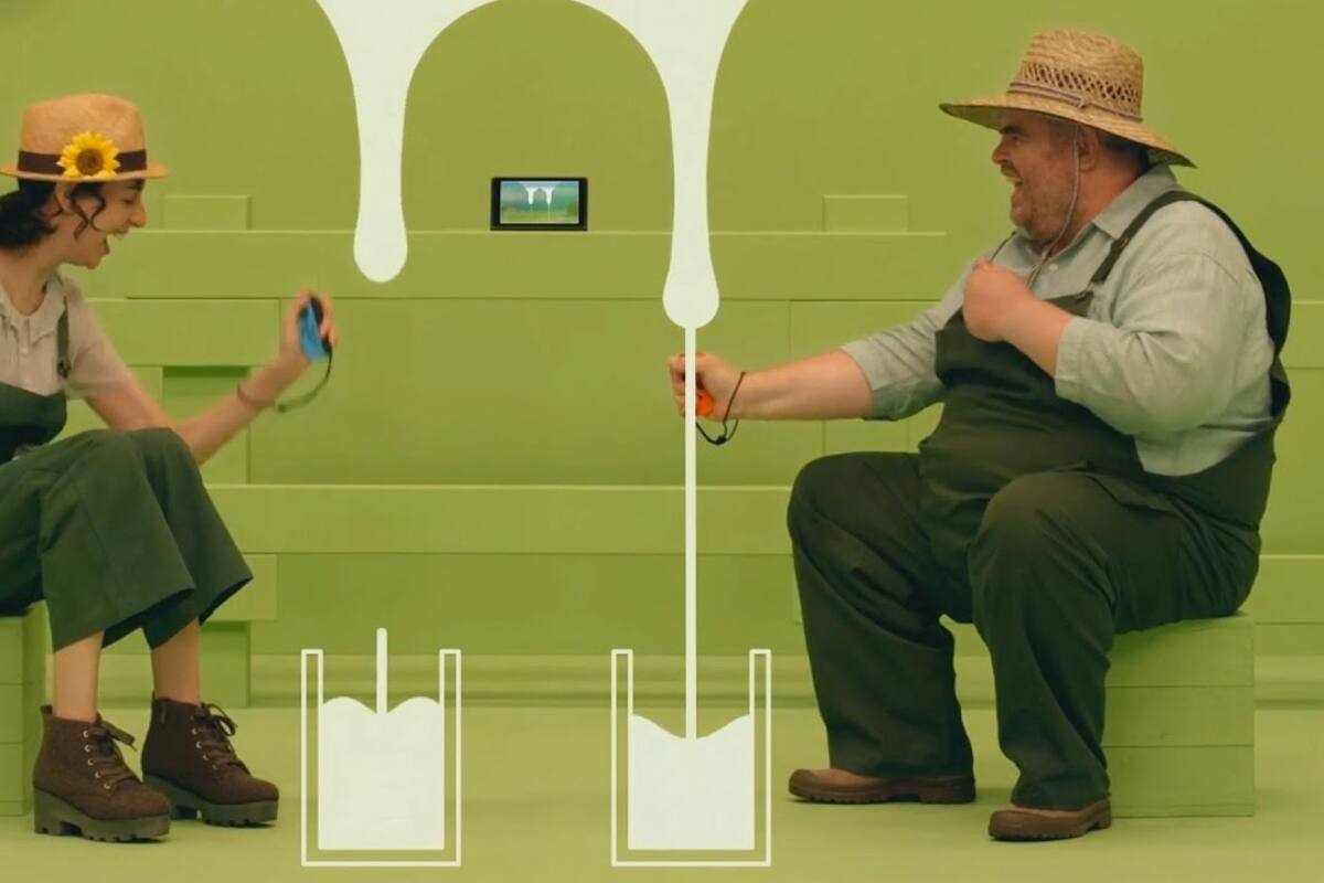 1-2-Switch: Nintendo aceptó reto para ordeñar vacas en la vida real