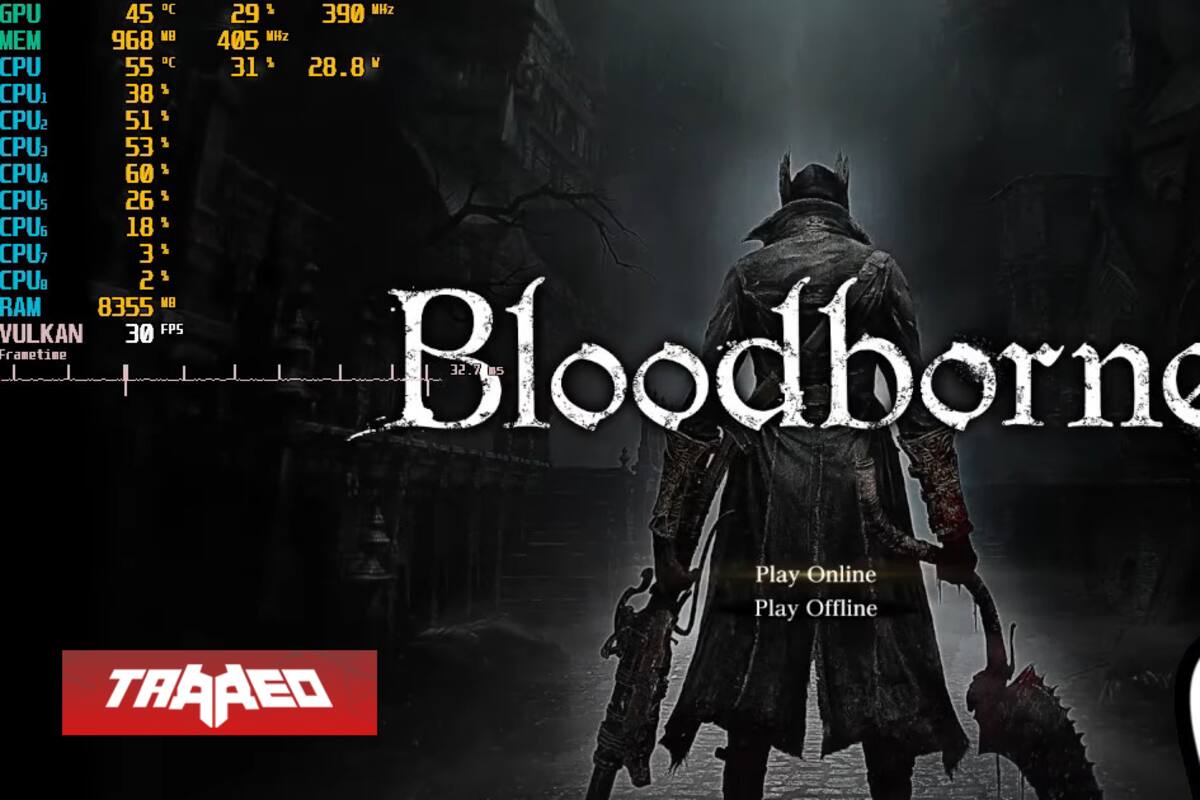 Emulador para PC de PlayStation 4 logra por primera vez ejecutar la secuencia inicial de Bloodborne