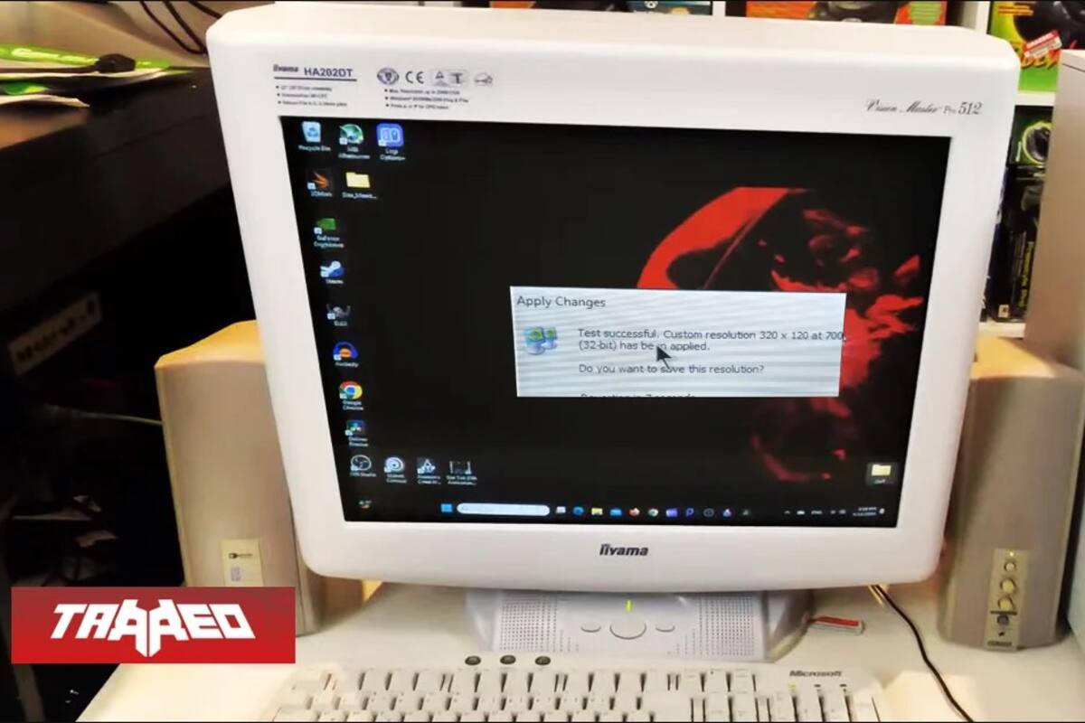 Monitor CRT fabricado hace 22 años se convierte en la pantalla para juegos más rápida del mundo, con tasa de refresco de 700 Hz