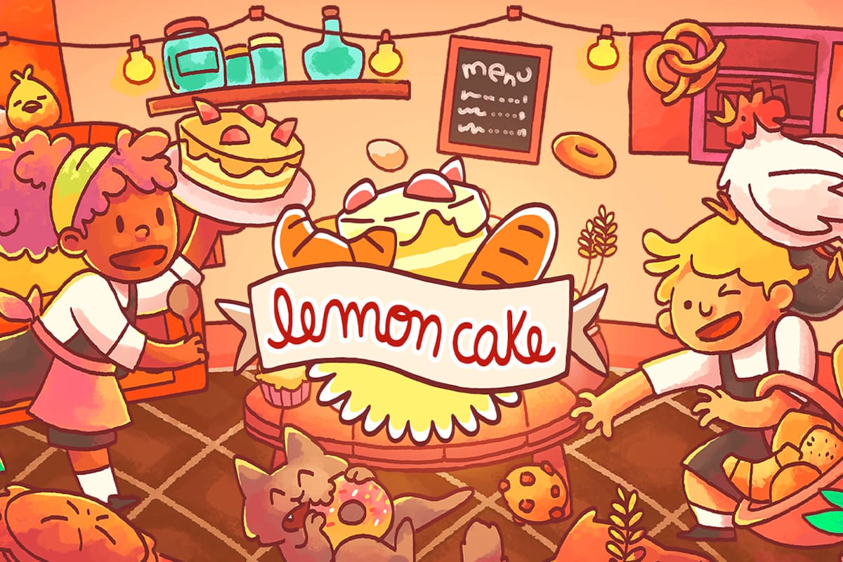 Lemon Cake launches today! The perfect cozy game for this fall