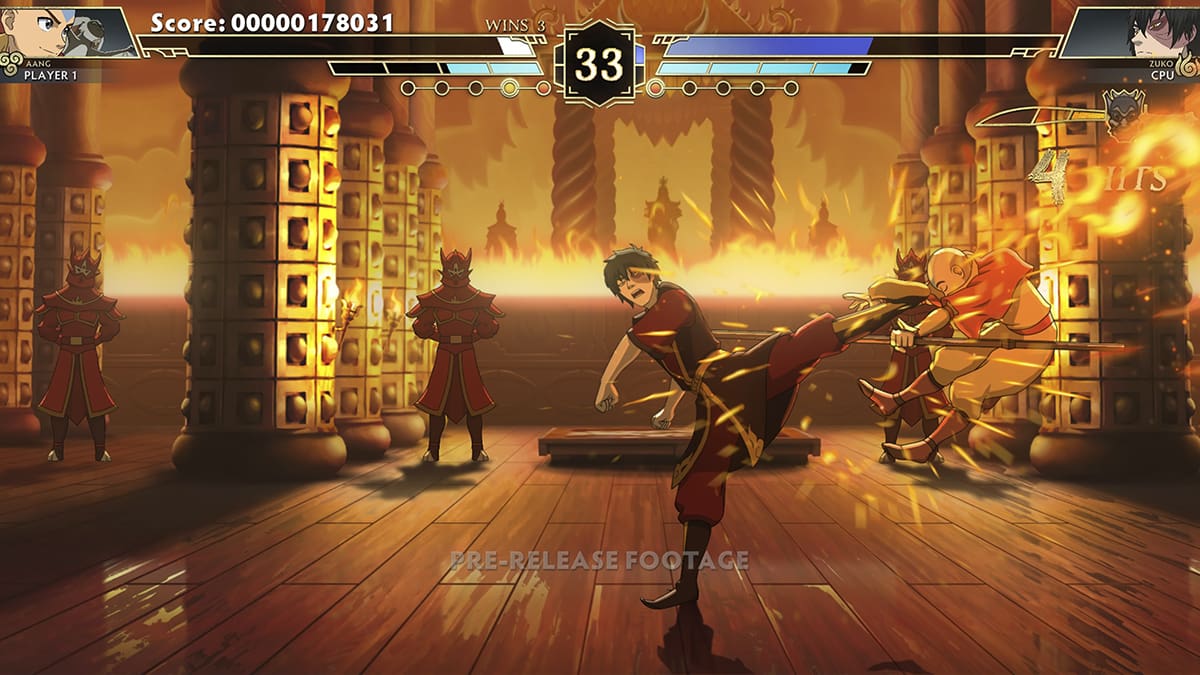 Avatar Legends sistema de combate