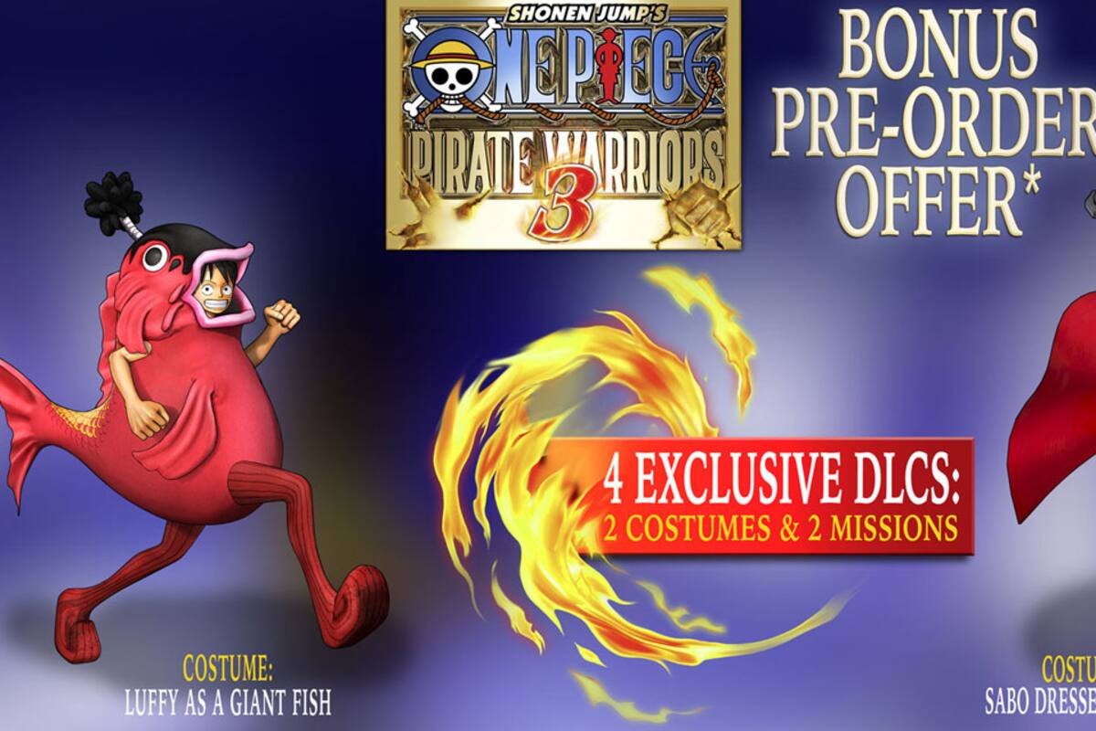 Revelan incentivos de preventa de One Piece: Pirate Warriors 3