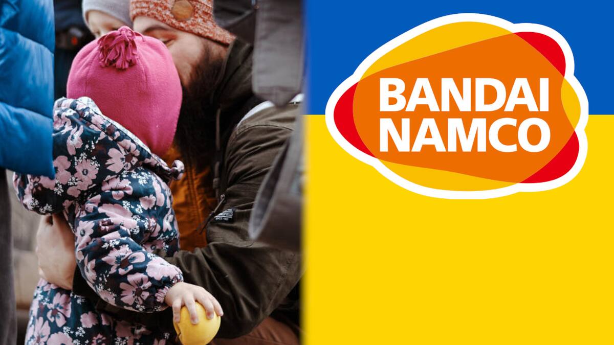 Bandai Namco se unió a la lista de compañías japonesas que están apoyando a los afectados por la guerra