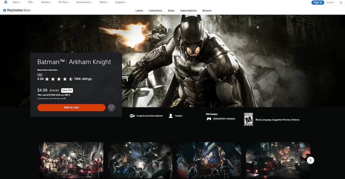 Batman Arkham descuento