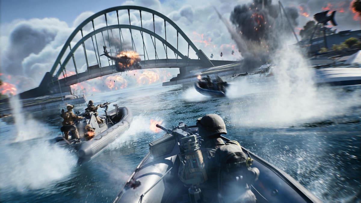 Battlefield Temporada 4 - combate naval