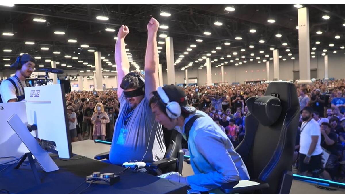 BlindWarriorSven sorprendió con sus habilidades a la audiencia del evento