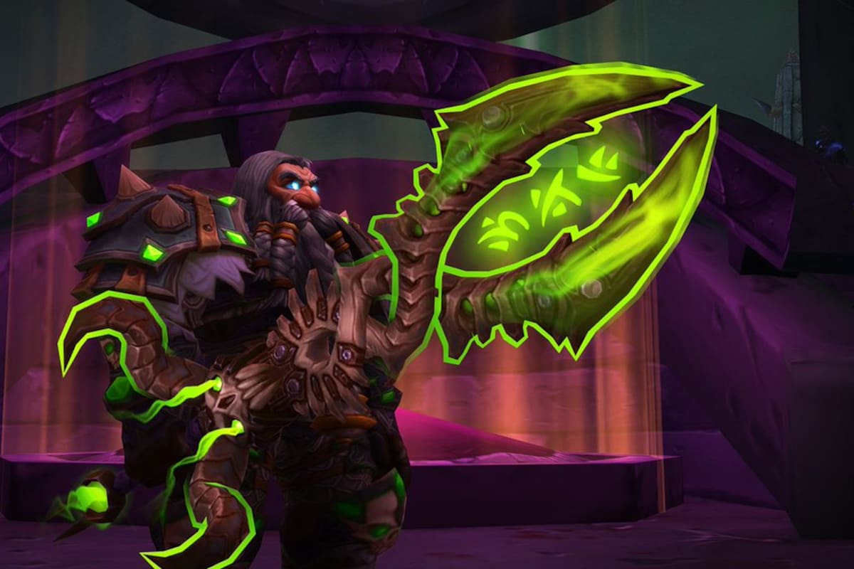 Las armas artefacto están siendo eliminadas de a poco en World of Warcraft