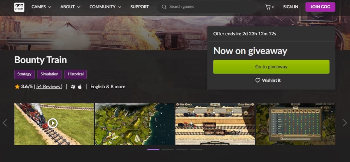 Bounty Train GOG