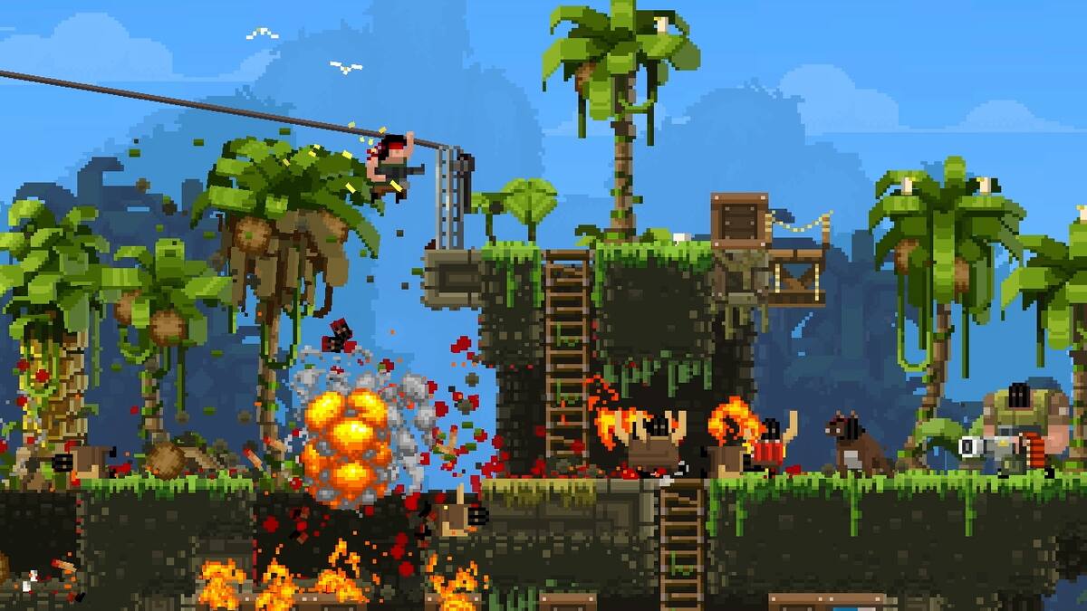 Broforce se unirá a la Instant Game Collection en marzo