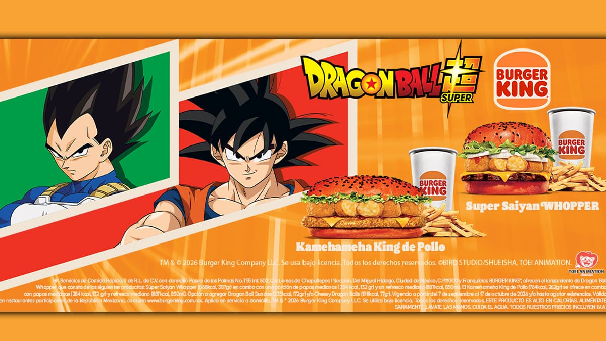 Burger King menú Dragon Ball Super