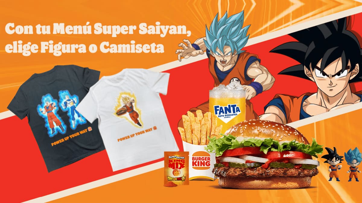 Burger King Menú especial Dragon Ball Super