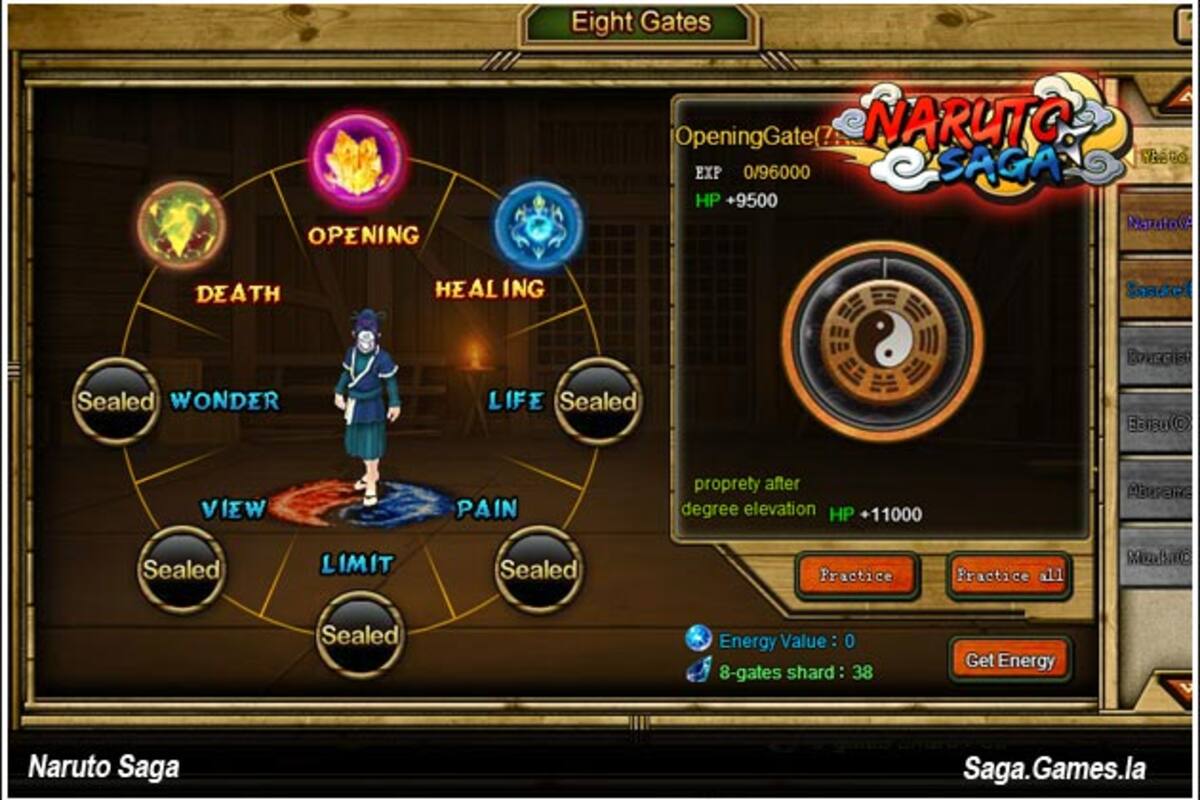 Naruto Saga: Desbloquea tus habilidades