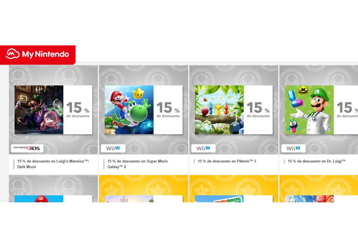 Las nuevas recompensas de My Nintendo no son lo que esperabas